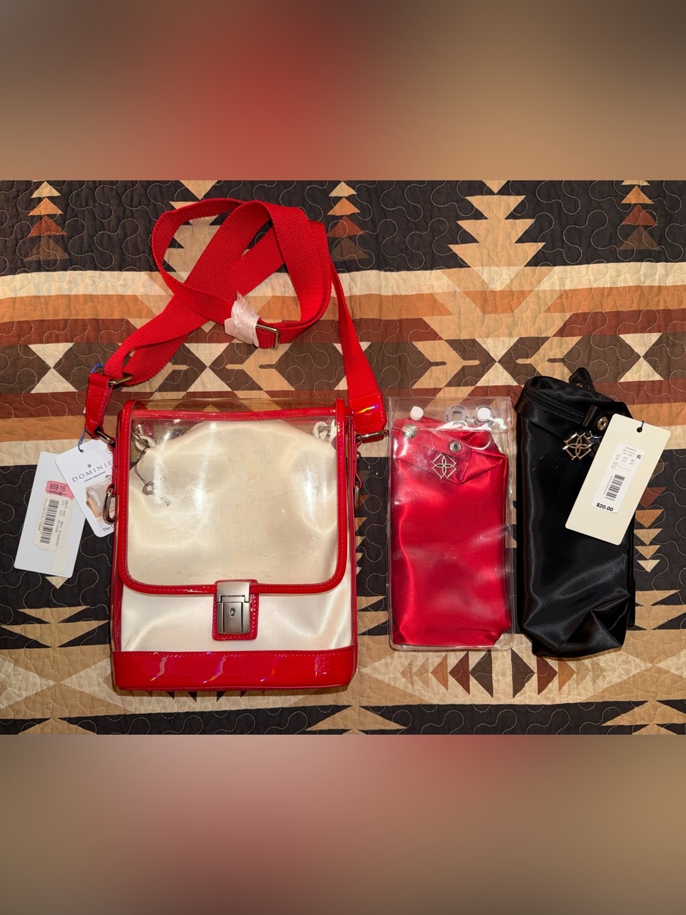 DOMINIE Messenger (Red
Patent Leather, white Liner)